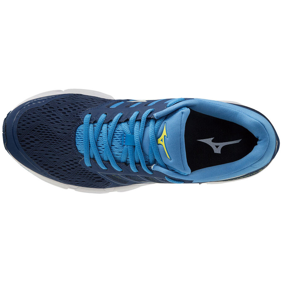 Mizuno WAVE EQUATE 3 EstateBlue/GGray/BYellow